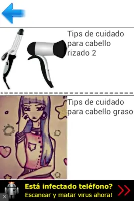 tips para el cabello android App screenshot 4